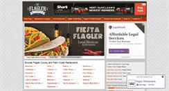 Desktop Screenshot of flaglerrestaurants.com
