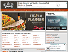 Tablet Screenshot of flaglerrestaurants.com
